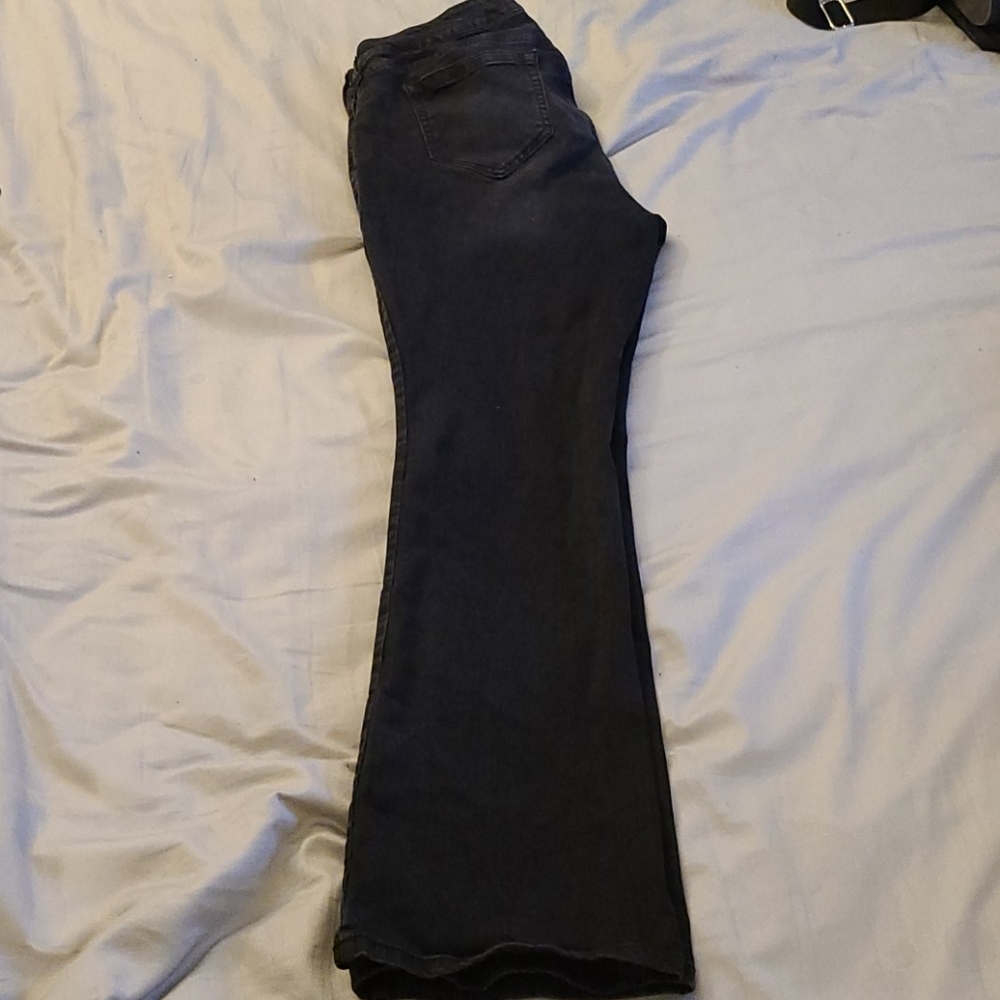 Torrid slim boot jeans vintage black sz 16R - Picture 3 of 5